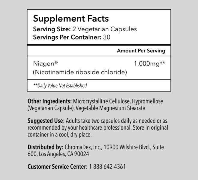 Tru Niagen® Pro 1,000mg + Beauty Bundle