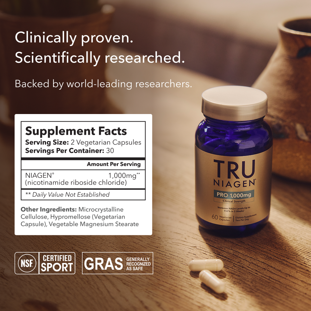 Tru Niagen® Pro 1,000mg